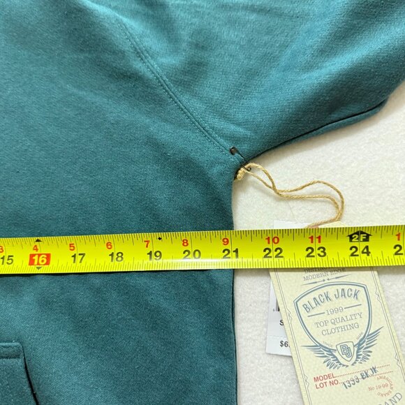 Black Jack Men's Atlantic Deep Fleece Ninja Hoodie Sweatshirt Size Small NWT - Picture 11 of 12